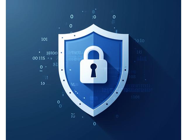 Un escudo estilizado representando la seguridad de datos